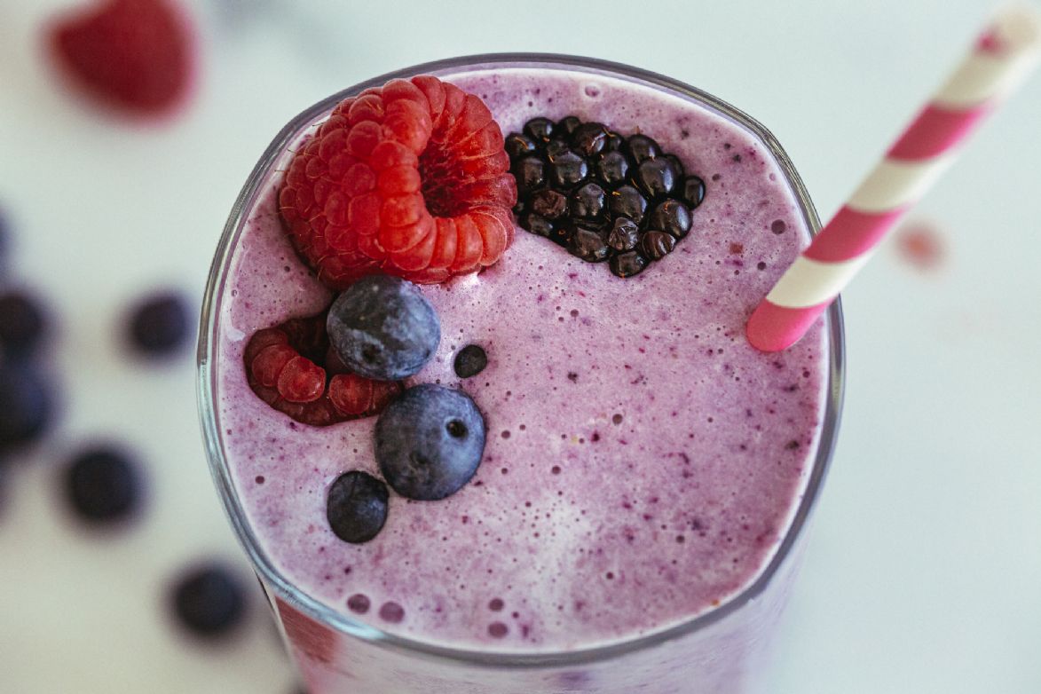 Berry Banana Protein Smoothie