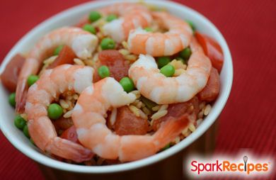 15-Minute Shrimp Paella