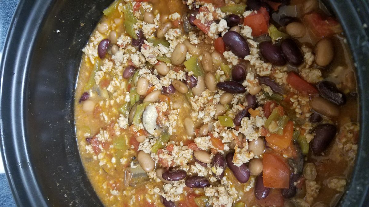 Cindy's Turkey Chili and Beans (1 cup)