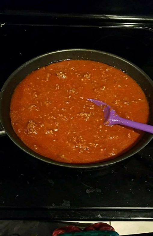 Mom's Lasagna - no cook noodles method