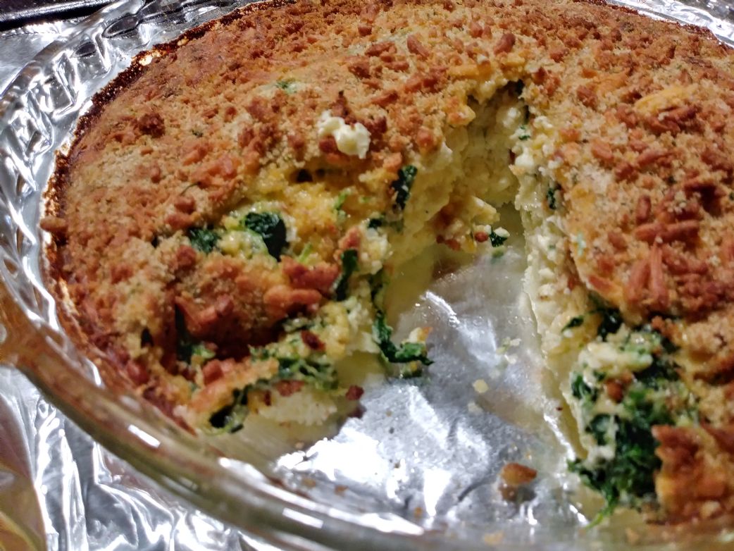 Cheddar Spinach Quiche