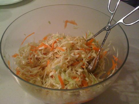 Asian pineapple cole slaw