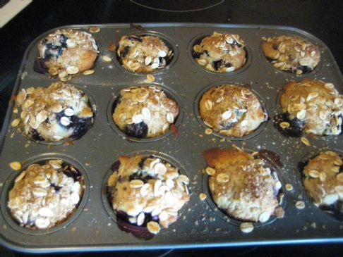 delicious blueberry muffins