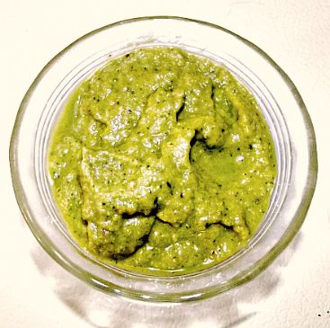 Curry Spinach Hummus