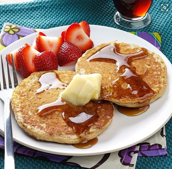 Brown Sugar Oatmeal Pancakes