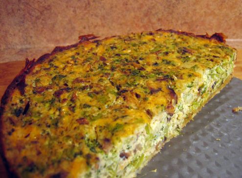 Tofu Broccoli Quiche