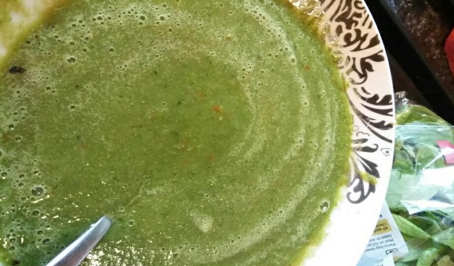 V. Low cal super green gazpacho