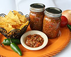 Home Made salsa for canning