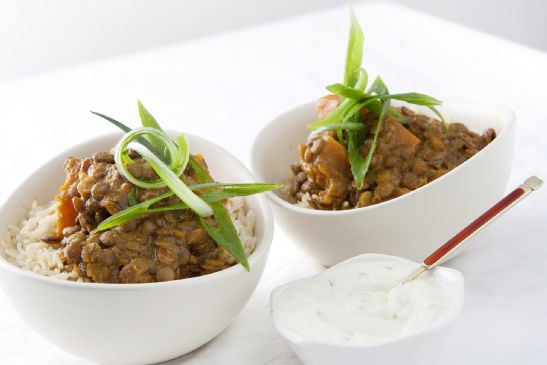 Pumpkin and Lentil Curry