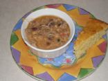 Chicken soup with beans