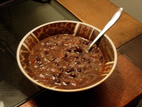 Karl's Black Bean and Rice Soup