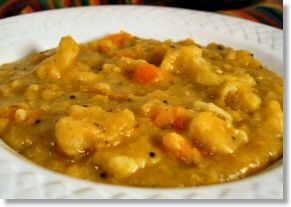 Curried Split Pea Soup