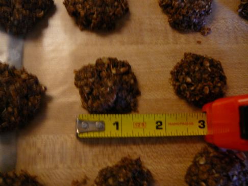 No Bake Peanut Butter Chocolate Oatmeal Cookies