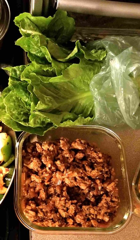 Donna's Chicken Lettuce Wraps (PF Chang's CopyCat)-1 Serving=1/2 cup