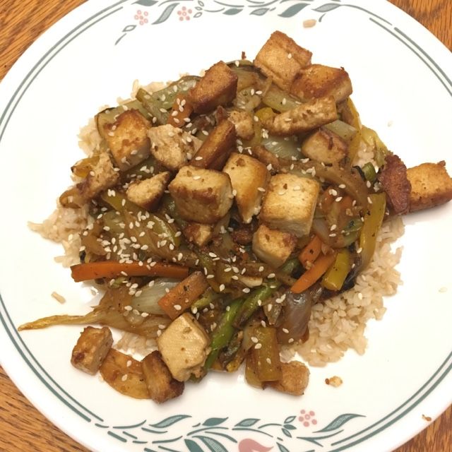 Tofu Stir Fry with vegetables
