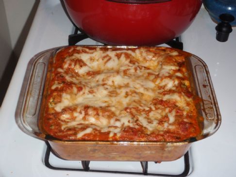 Vegan zucchini-broccoli lasagna
