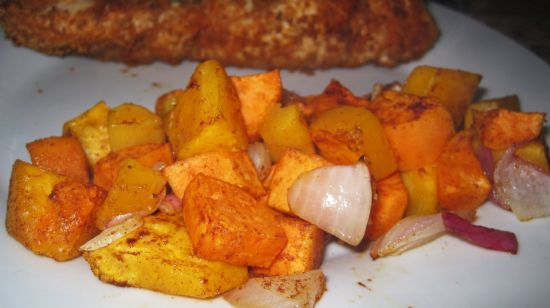 Butternut Squash and Sweet Potato Bake