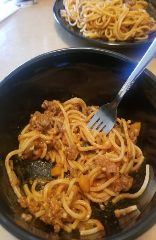Delicious spaghetti!