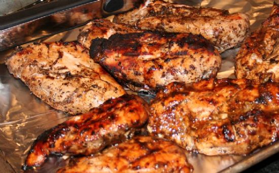 Andi's Jerk Chicken (with bottled marinade)