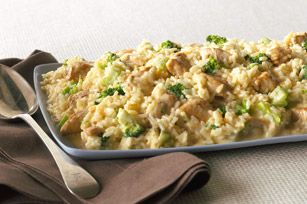 Velveeta Cheesy Chicken Peas Casserole