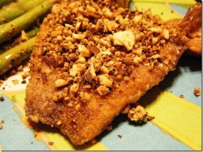 fANNEtastic Food's Almond Crusted Tilapia
