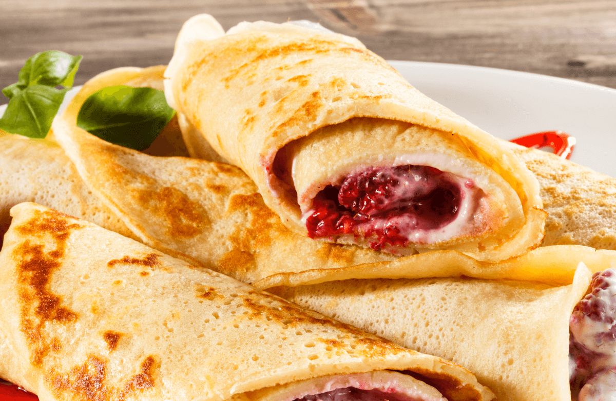 Grilled Strawberry and Cream Pita