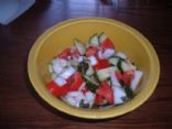 Hot and sweet healthy salad