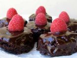 Chocolate Raspberry Ganache Brownies