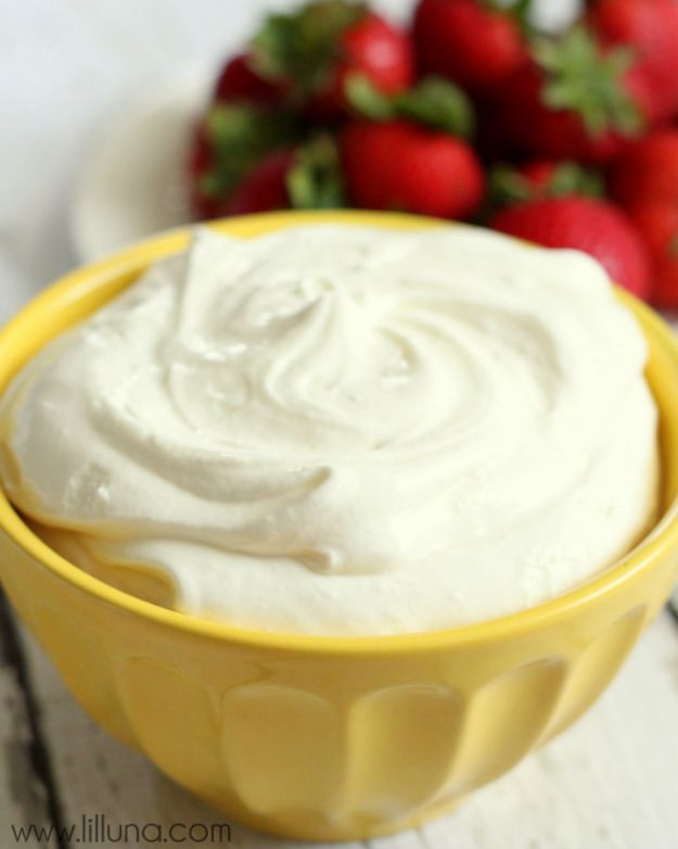 Easy Guilt Free Strawberry Cheesecake Dip