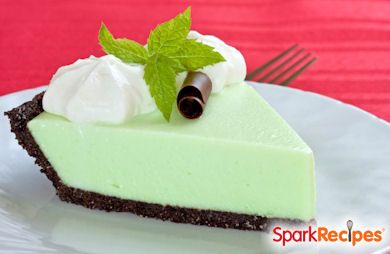 Chocolate Mint Grasshopper Pie