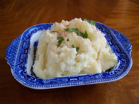 Low Fat Garlic Whipped Potatoes