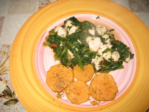 chiken breast with spinach