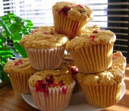 Muffins Ma?s et Canneberges