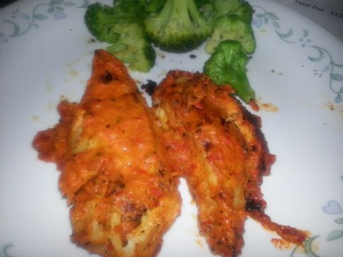 Medifast Chicken with Red Pepper Sauce