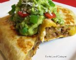 Beef and Bean Chimichangas