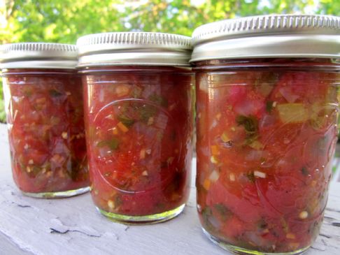 Fresh Garden Salsa-For Canning