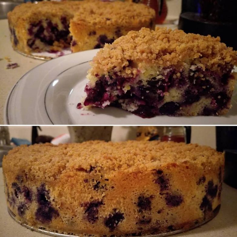Cake: Loaded Blueberry Buckle