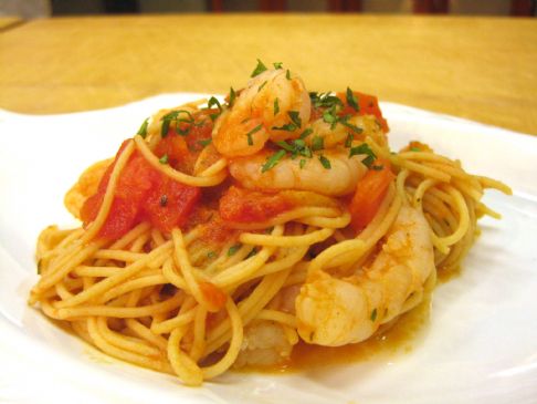 Linguine with Spicy Shrimp