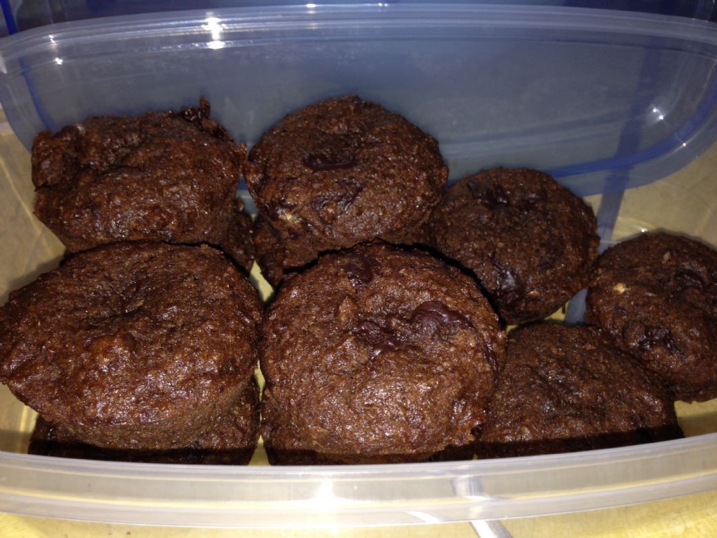 Mocha Muffins with Chocolate Chunks (Low Carb!)