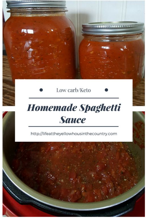 Instant Pot Low Carb/Keto Spaghetti Sauce
