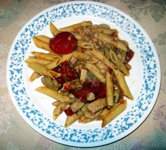 Pork and Penne Rigate