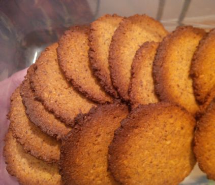 Almond Coconut cookies (serving = 3 cookies)