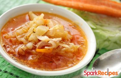 Sweet n' Sour Chicken and Cabbage Soup