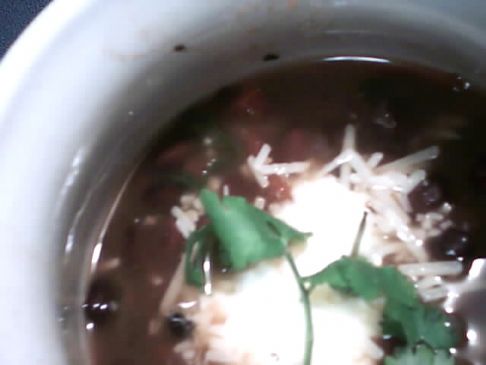 Kaytlin's Spicy Black Bean Fiesta Soup