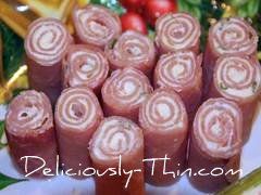 Jalapeno and Ham Roll- Ups