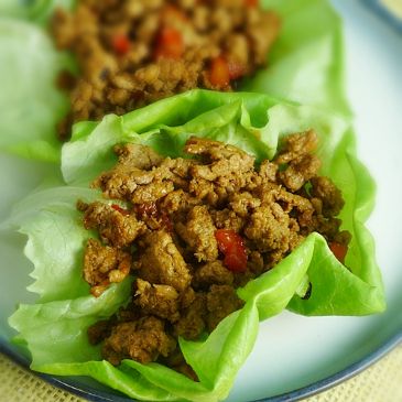 Asian Lettuce Cups with Spicy Ground Turkey
