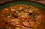 Lean Turkey Sausage, Crab and Shrimp Gumbo