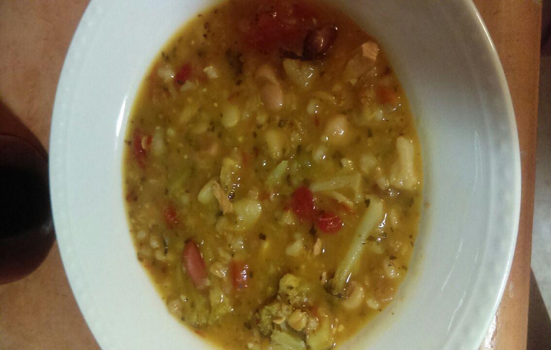 Bean barley super soup
