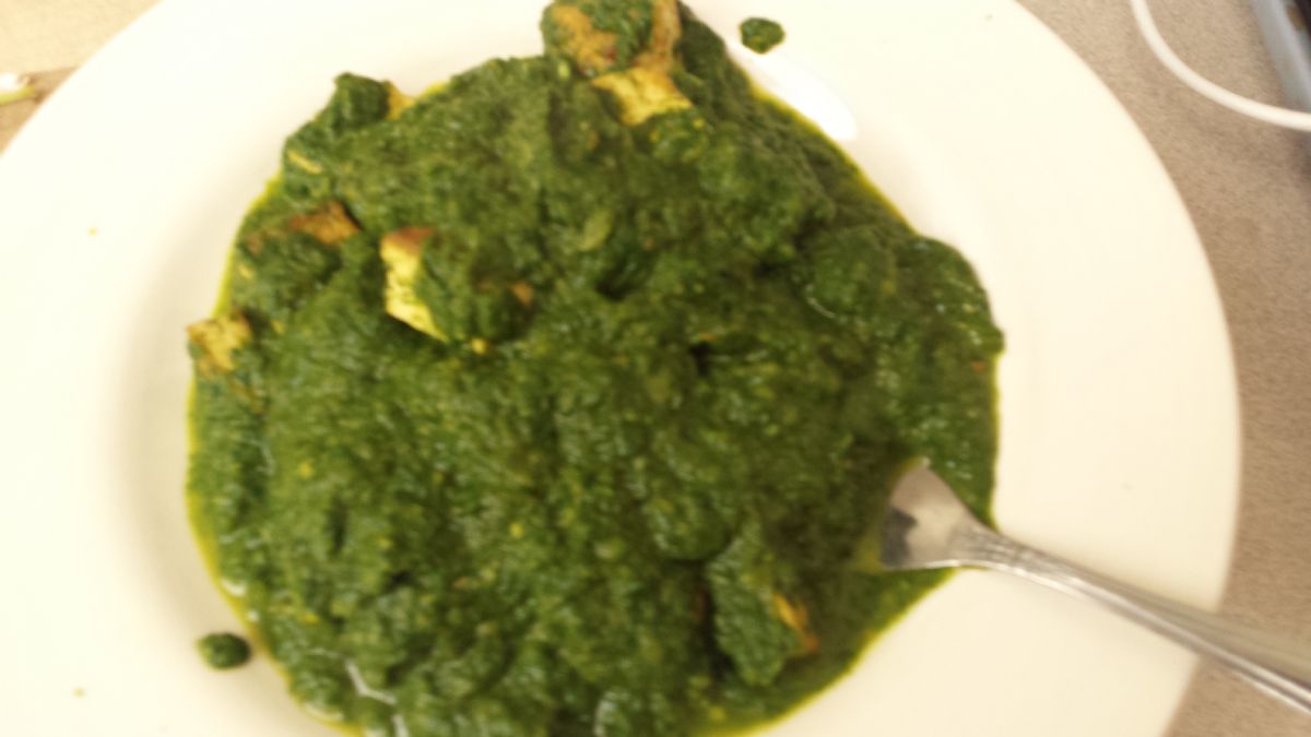 Spinach Paneer (Ea 2 oz serving is 1 freggie)