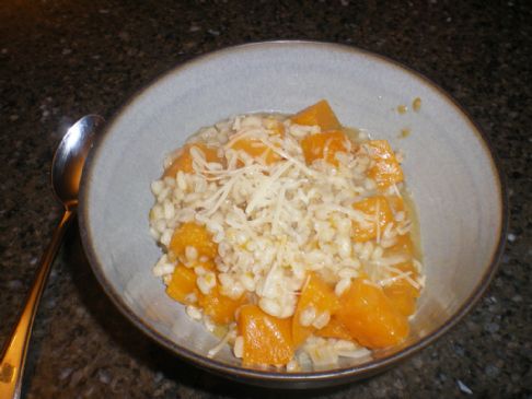 Butternut Squash Barley Risotto